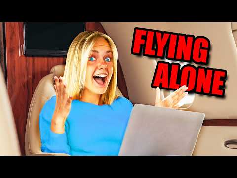 I FLEW ALONE across the country! No Parents!