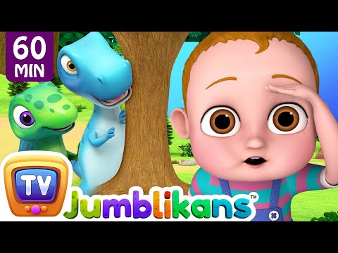 Hide & Seek song - Baby Taku & Jumblikans Dinosaurs + More ChuChuTV Toddler Learning Videos