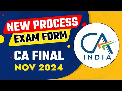 Live Demo:- How to Fill CA Final Nov 2024 Exam Form | How to Fill CA Exam Form Nov 2024 | ICAI Exam