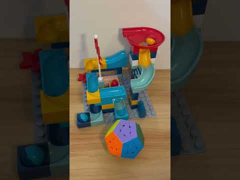 Marble Run ASMR 🔴🟡🔵 908  Satisfying Building Blocks #marblerun #marblerace #asmr