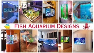 Trending Fish Aquarium Designs | Wall Aquarium | Fish Tank | Aquarium Bubble Wall | Aquarium Table