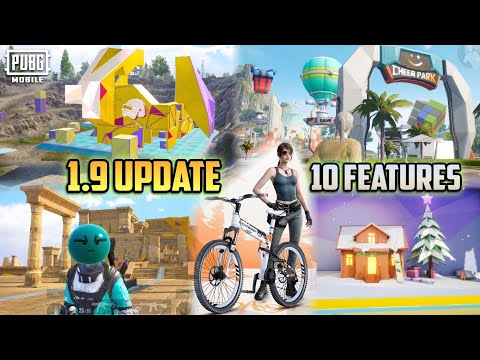 BGMI 1.9 UPDATE TOP 10 FEATURES🔥| HOLI DHAMAKA MODE BGMI | PUBG MOBILE 4TH ANNIVERSARY UPDATE !