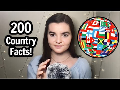 ASMR One Fact About EVERY Country in the World | Part 2