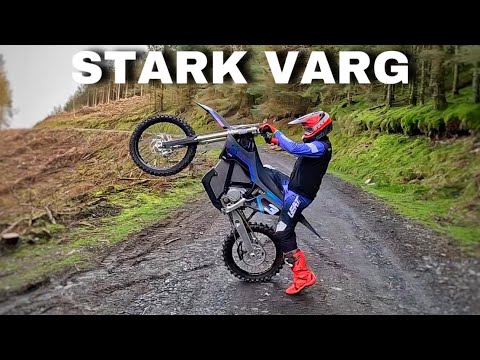 Can The World's Most Powerful Electric Dirt Bike Ride Enduro // Stark Varg First Ride