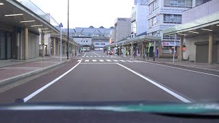 4K　新潟県糸魚川市・市街地付近を色々走行　等速　2022年10月撮影