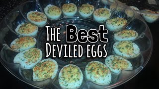 HOW TO MAKE THE BEST DEVILED EGGS | EASY DEVILED EGG RECIPE