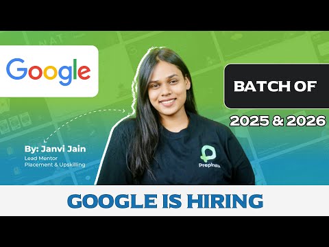 Google Hiring 2025 & 2026 Batch | Off Campus Placement Update!!