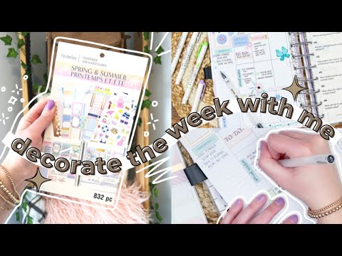 Decorate & Plan with Me | Prepping for the Start of a New Week