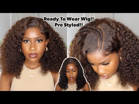 MUST BUY Ready To Wear Wig!! Pre Styled, Cut HD Lace, & Plucked!! No Work Needed! West Kiss Hair