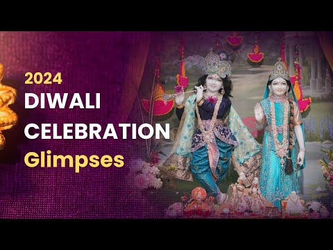 Diwali Celebration Highlights at Radha Krishna Temple of Dallas | Joyous Festival of Lights 2024