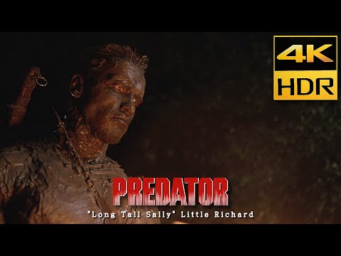 Predator (1987) • "Long Tall Sally" Little Richard • 4K HDR & HQ Sound