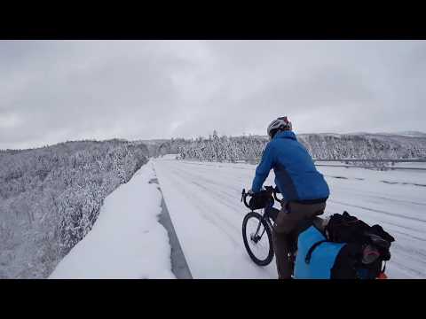 【自転車】5日目、冬の北海道ツーリング 美深峠part1【年越し宗谷岬】hokkaido - japan bike Journey