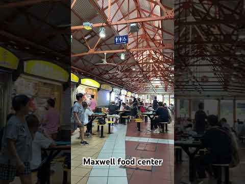 Maxwell food center， Singapore #singapore #food #foodie