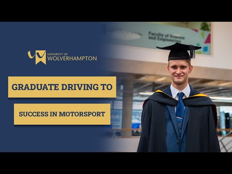 Graduate driving to success in motorsport | #WLVGrad