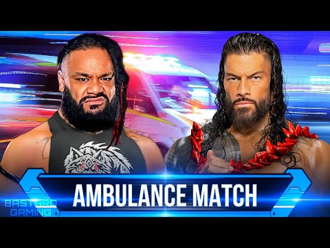 WWE 2K24 | Ambulance Match - Jacob Fatu VS Roman Reigns | Survivor Series