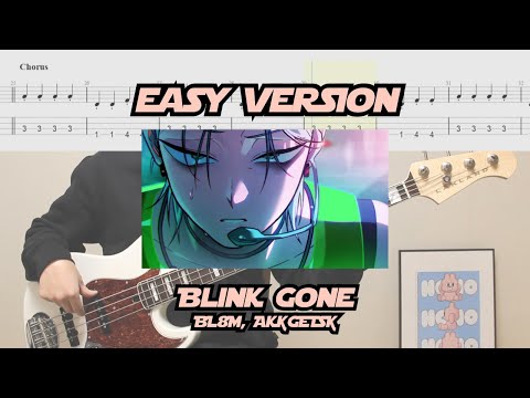 Perfect Practice Song for Beginner Bassists│Alien Stage - Final│Blink Gone│VIVINOS│BASS TAB│