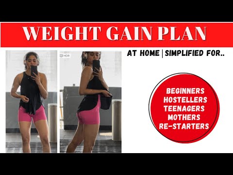 At home WEIGHT GAIN PLAN (requires NO tracking) | Gaining weight FAST with this plan and TIPS