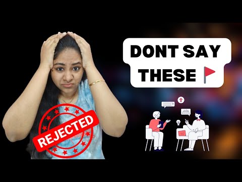 Don't say these 7 things in an interview 🚩| IT Jobs for Freshers & Experienced | Tech with Ramya👩🏻‍💻