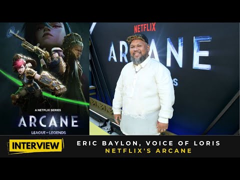 Earl Baylon, voice of Loris, at Netflix's Arcane Season 2 Red Carpet