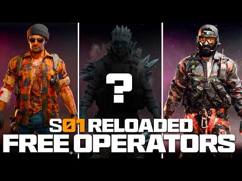 ALL 15+ FREE OPERATOR SKINS TO CLAIM in Black Ops 6 Season 1 Reloaded! (Free Operators Packs & More)