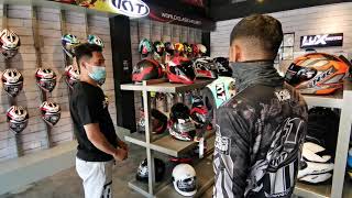 Buying a new KYT ttcourse helmet Leopard