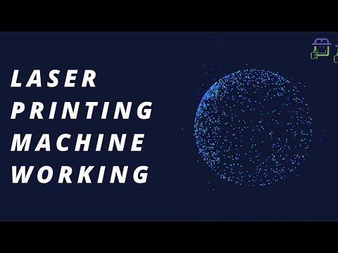 Laser Printing Machine Working | How a Color Laser Printer Works #Short