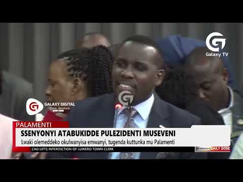 Ssenyonyi atabukidde President Museveni | Daily Dose