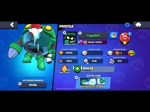 46000 Trophies With Only Power 1 Brawlers 👀😈