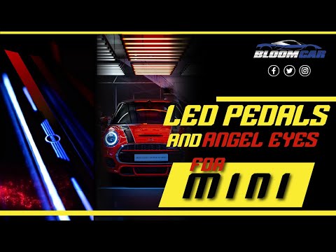 [SNEAK-PEEK]BloomCar LED pedals and Angel Eyes on 2019 MINI Cooper