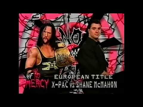 WWF No Mercy UK 1999 Match Card