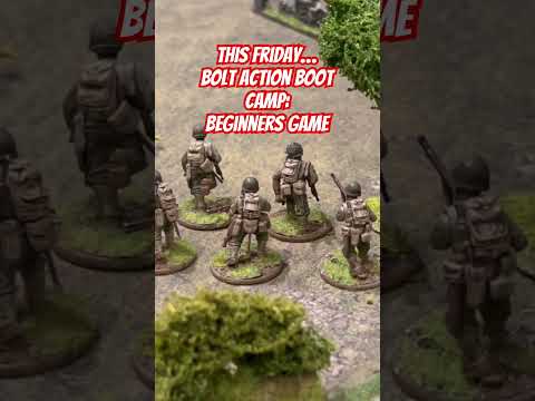 Beginners Game USA v German Grenadiers 750 points, Normandy: Bolt Action Boot Camp #warlordgames