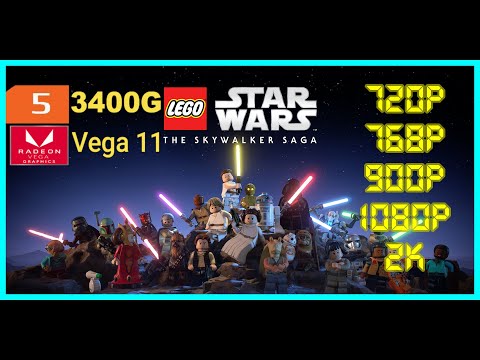 LEGO Star Wars The Skywalker Saga | Ryzen 5 3400G Vega 11 2x8 (2666MHz) 16GB RAM