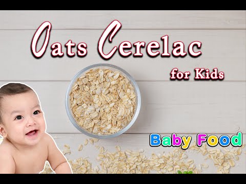 Oats Cerelac for Kids || Homemade Cerelac for 6 Months Baby || Easy Oats Breakfast Recipe