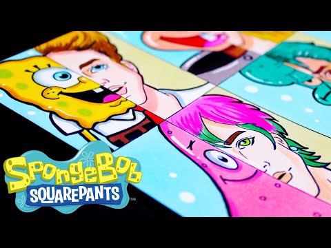 SPONGEBOB CHARACTERS VS.HUMAN |SPONGEBOB SQUAREPANTS, PATRICK STAR, SQUIDWARD, MR. KRABS &...