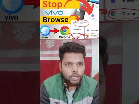 how to stop Vivo browser || set Chrome default #shorts #vivo #browser #chrome #viral