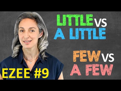 How to use 'little', 'a little', 'few', and 'a few' correctly | common mistakes in English (EZEE #9)