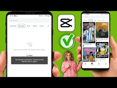 How To fix Capcut No Internet Problem | capcut template problem (2024)