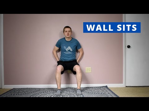 Wall Sits | Knee Replacement Exercise