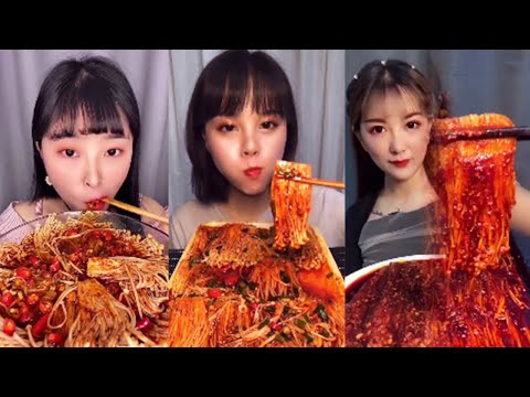 SPICY ENOKI MUSHROOM EATING SHOW | 팽이버섯 먹방 모음 | Eating Show | Ep7