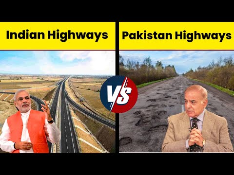 India vs Pakistan National Highways Comparison #shorts