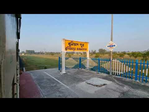 Buniadpur railway station West Bengal, Indian Railways Video in 4k ultra HD