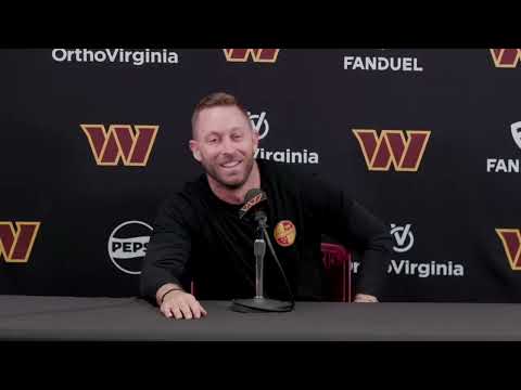 OC Kliff Kingsbury Speaks to the Media Before Practice | Washington Commanders