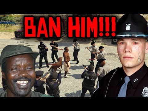 African Rebel Makes WANNABE cops so MADDDD! FiveM Gta 5 Roleplay RDM Trolling