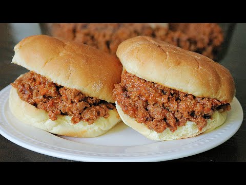 Easy Homemade Sloppy Joe Sandwiches