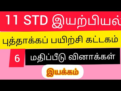 STD:11 #இயற்பியல் புத்தாக்கப் பயிற்சி கட்டகம்# மதிப்பீடு வினாக்கள் பாடப்பகுதி 6 # இயக்கம்