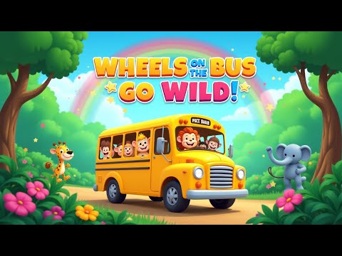 WILD ANIMALS Take Over the Bus in this Fun Cartoon!