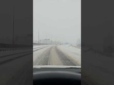 Kaunas Vilnius highway #winter #road #shorts