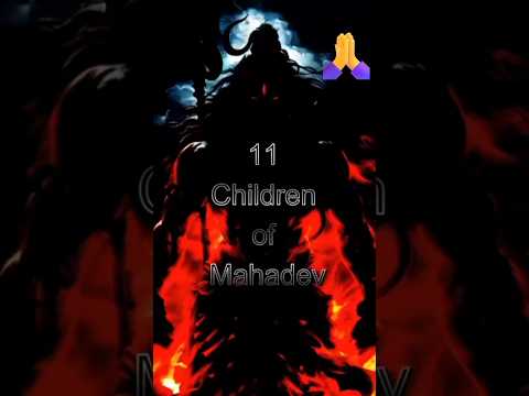 Eleven(11) Son  of Lord Shiva #shiv #facts #shorts