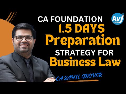 1.5 Days Revision Plan for Business Law & BCR | CA Foundation Dec 23 exams