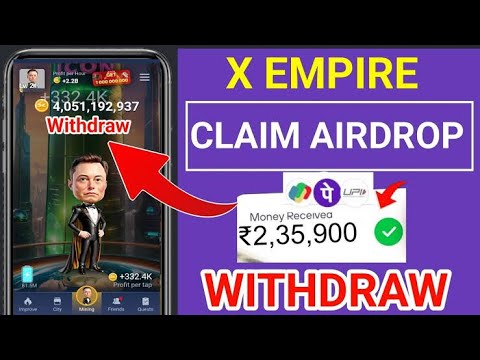 X Empire Add Wallet Kaise Kare // X Empire Withdrawal Kaise Hoga #xempir #short #withdrawal